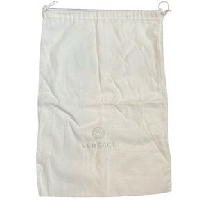 Versace Cream Drawstring Bag